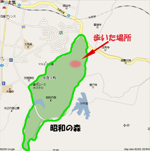 昭和の森マップ